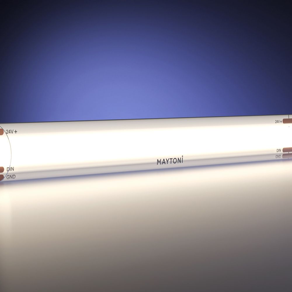 Светодиодная лента 24V COB 12W/м 4000K 5м IP 65 201257, 500 см, Maytoni SPI 201257, цена за метр, катушкой по 5 м
