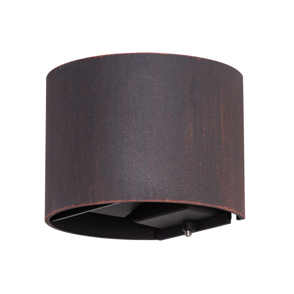 Уличный настенный светодиодный светильник Arte Lamp Rullo A1415AL-1RI коричневый