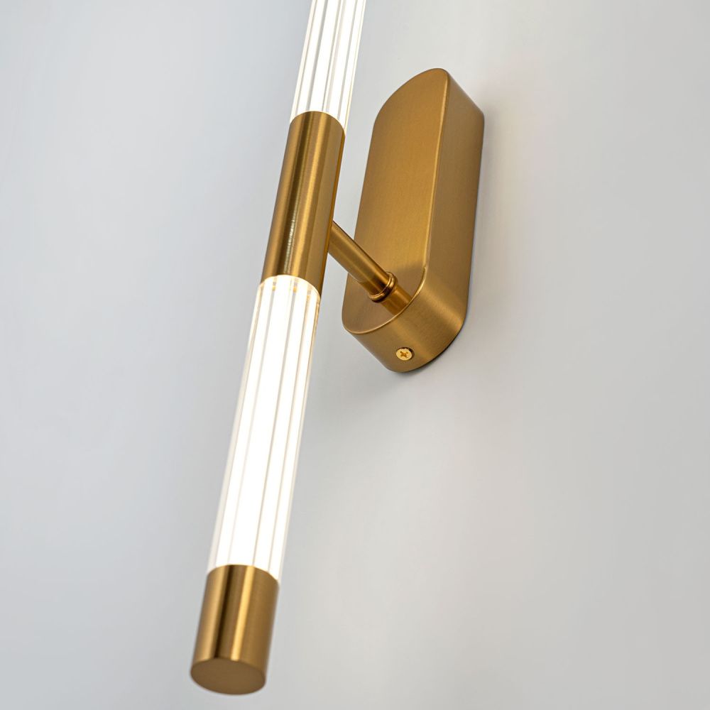 Настенный светильник 64 см, 12W, 4200K, MODESTYLE MS.1230.640 BS, латунь