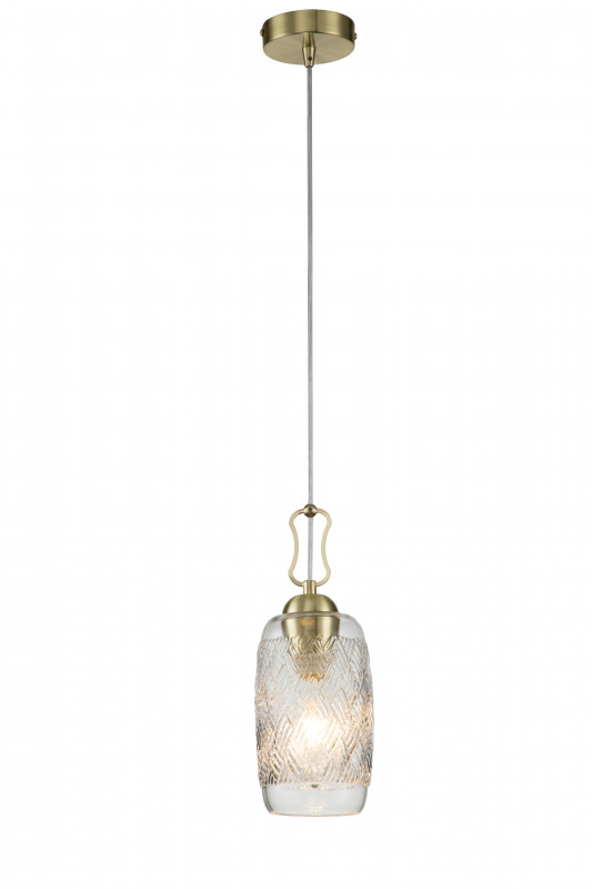 Подвесной светильник 120*120*345/1860 мм, 1*E27 золотой Indigo Pizzo V000289