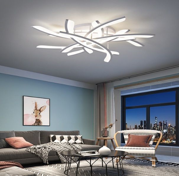 Светильник потолочный SPF-9454 WHITE/БЕЛЫЙ D800/H100/8/LED/2*136W 2.4G SPIT 24-03 (1 из 2шт в коробке)