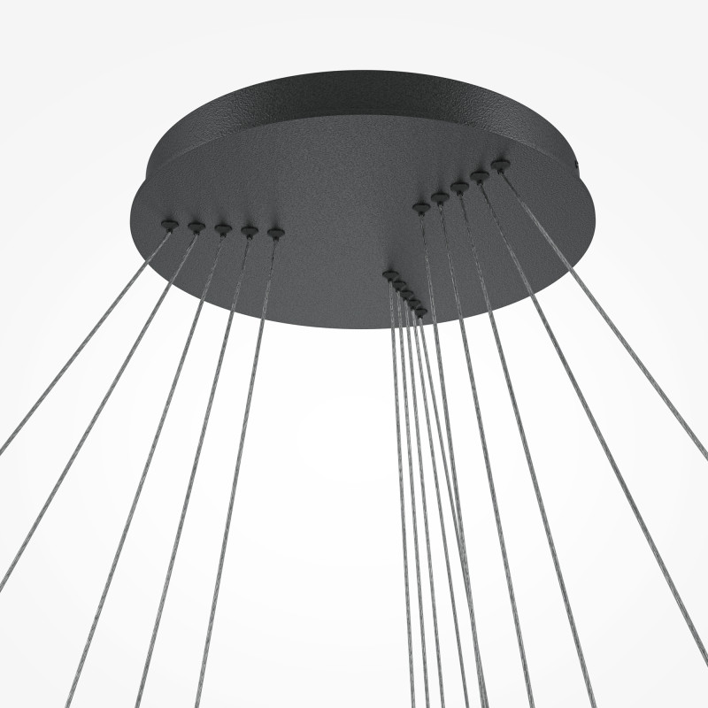 Подвесной светильник 90*20*300 см, LED*174W Rim 3000К-4000К MOD058PL-L200BK Maytoni, Черный