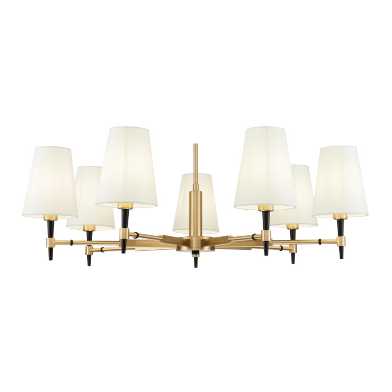 Подвесная люстра Maytoni Zaragoza H001CL-07BS, латунь, диаметр 88см