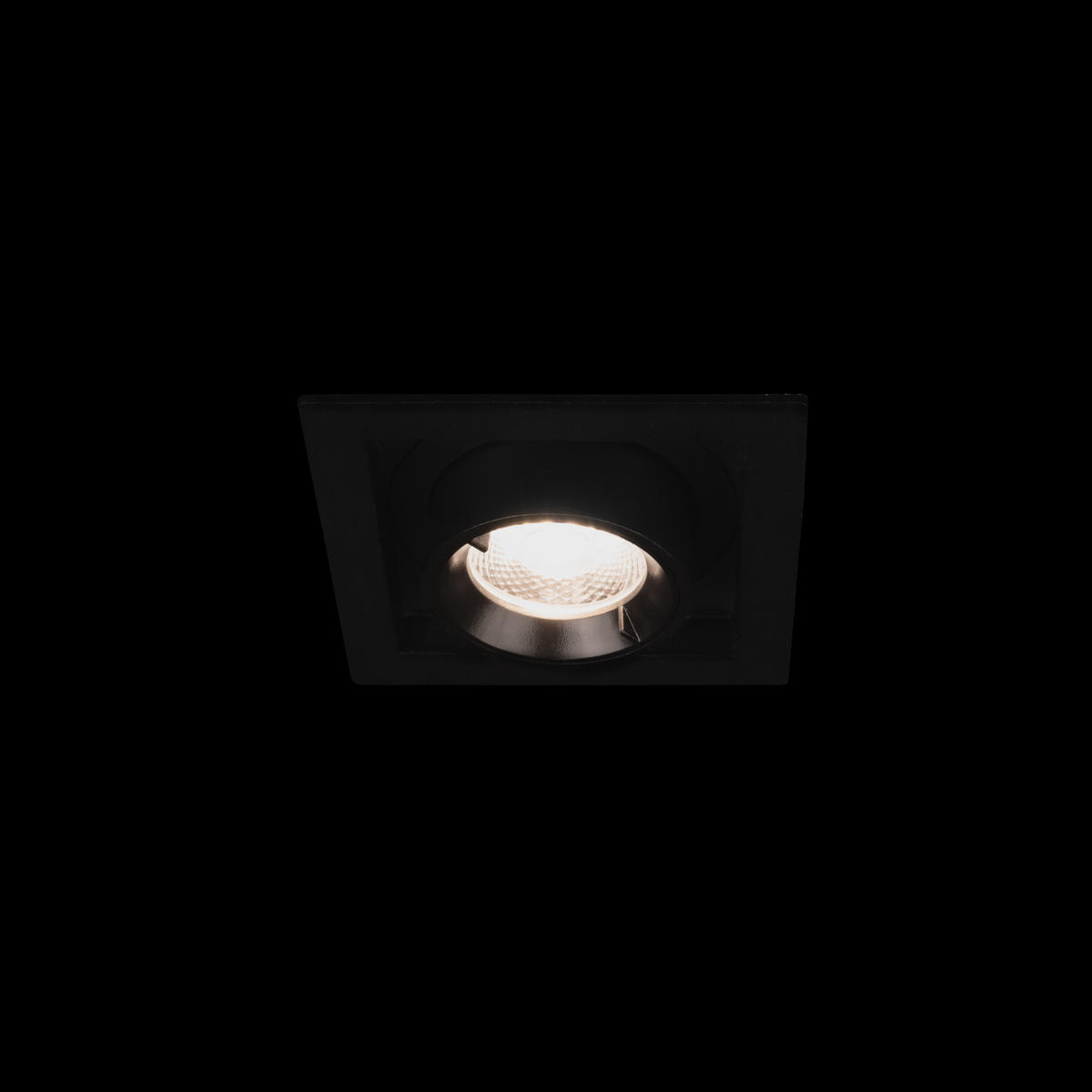Встраиваемый светильник 9*9*9 см, 1*LED*7W 4000K LOFT IT Apex 10327/B Black черный