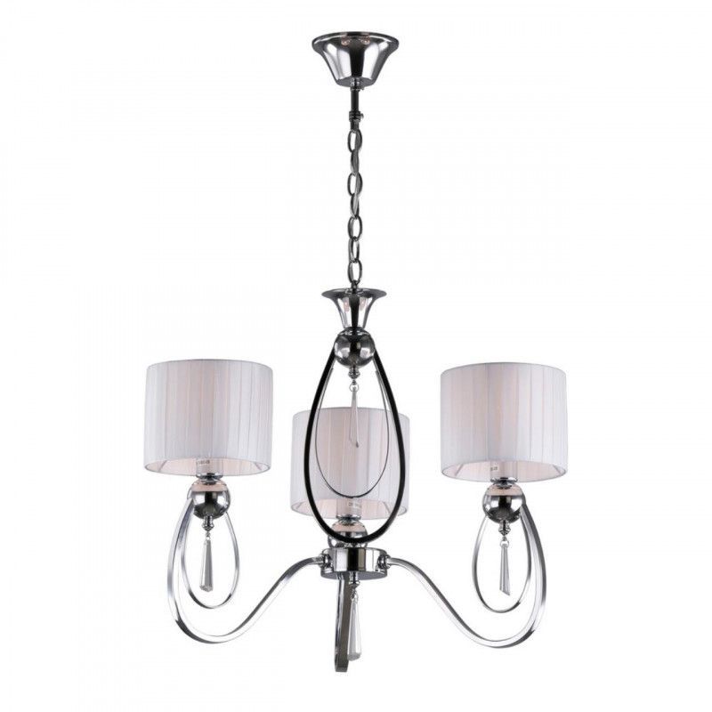 Подвесная люстра 50*90 см, 3*E14, 40W, Omnilux Omnilux 638 OML-63803-03, хром