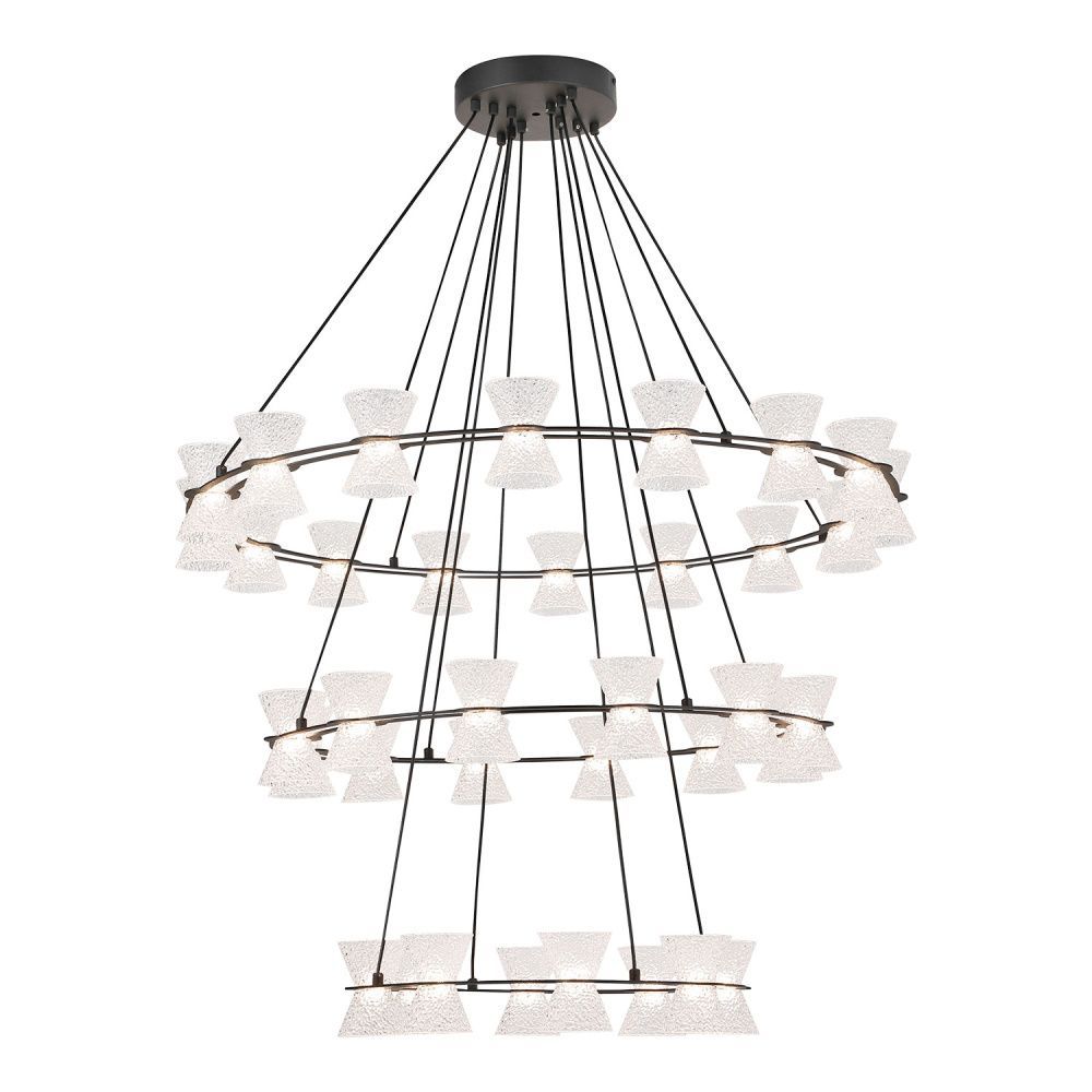 Люстра подвесная *88*100-120 см, 36*LED*3W, 3000K, Lussole Sherman LSP-7467, черный