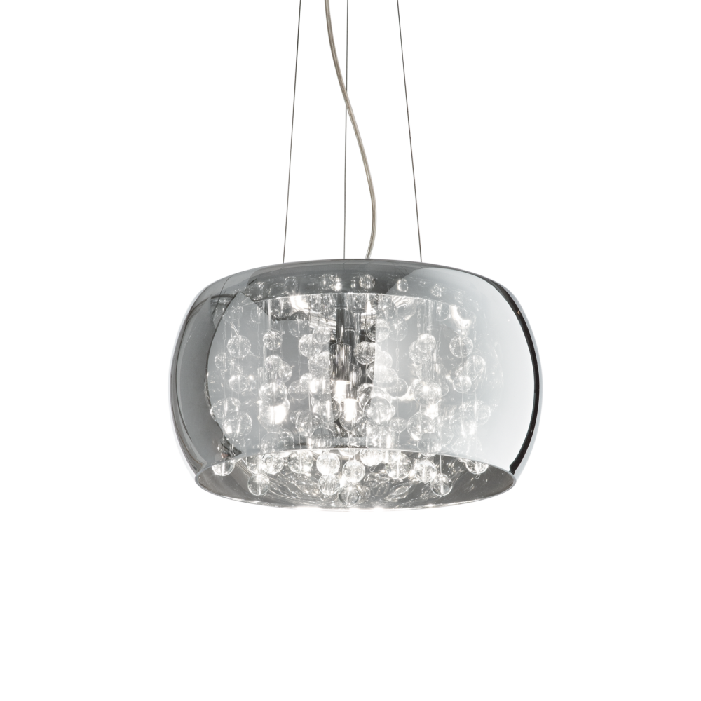 Люстра подвесная ideal lux Audi-80 SP5 макс.5x40Вт G9 Серый 197661.  см