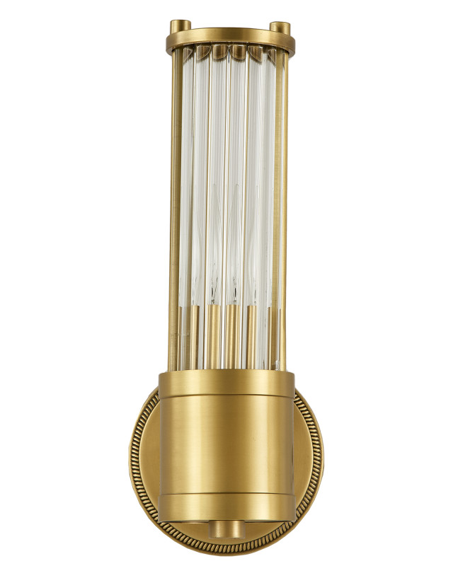 Бра 16*11,5*30 см, 1*E14, 40W, Moderli Brass V11020-1W латунный