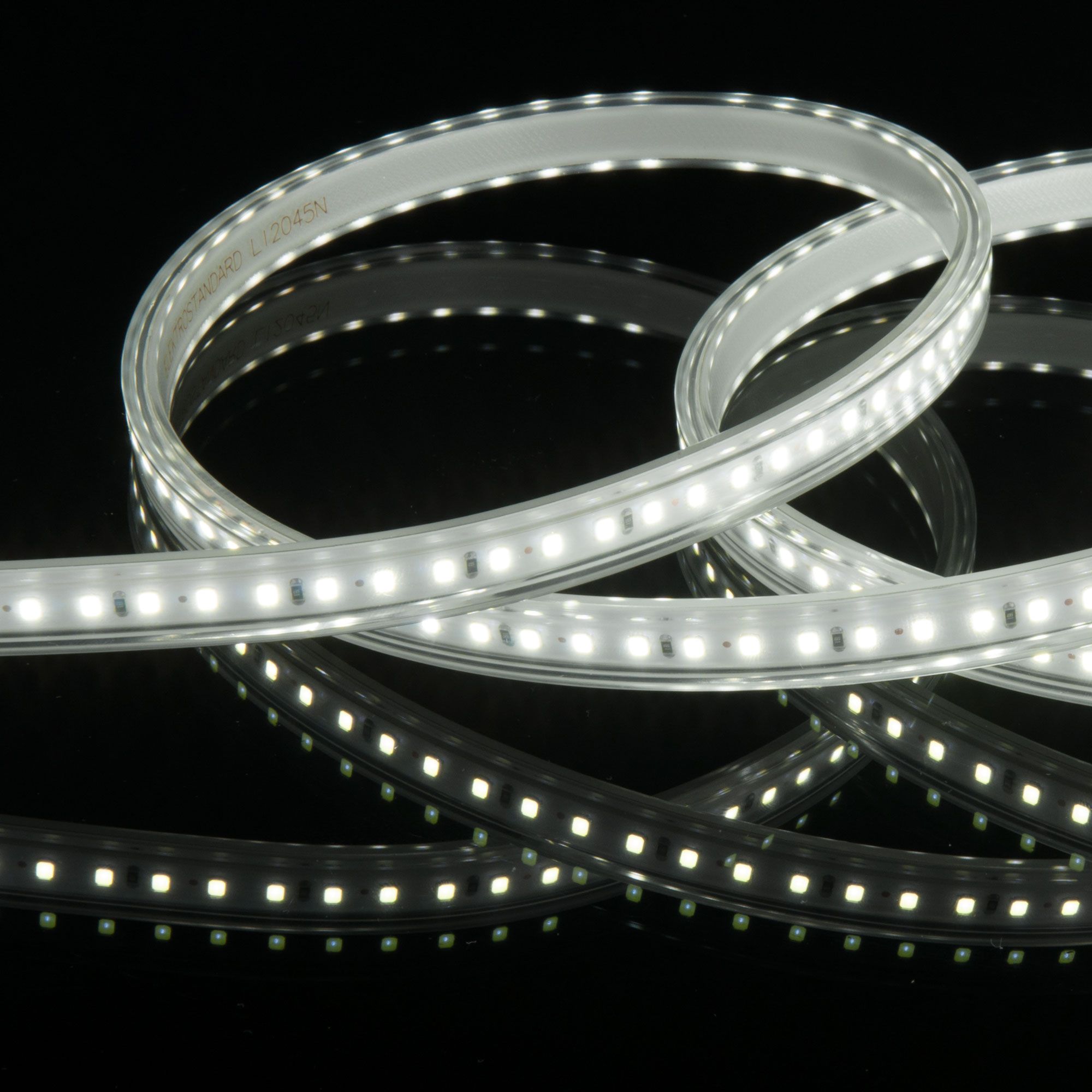 Светодиодная лента Лента светодиодная 220V 14,4W 120Led 2835 IP65 6500 холодный белый, 50 м Elektrostandard
