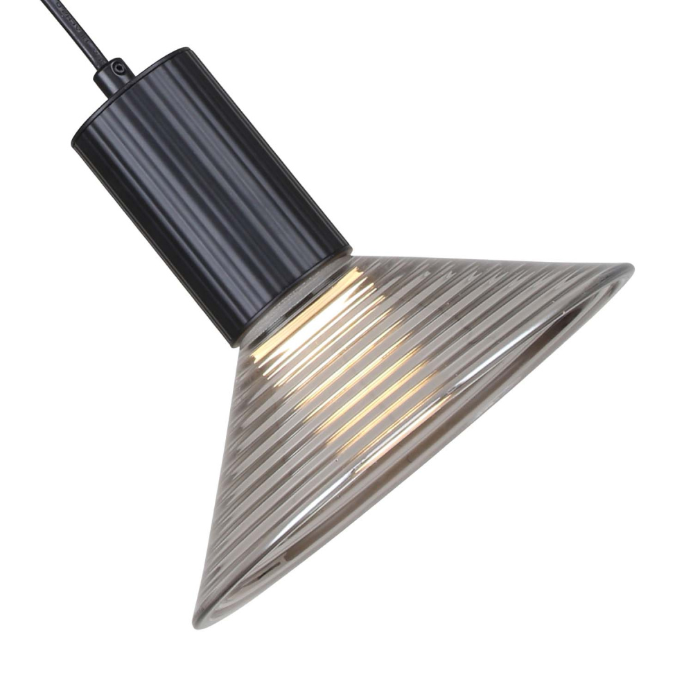 Подвес 18*40-148 см, 1*LED, 6W, 3000K, F-Promo Feris 4622-1P, черный матовый