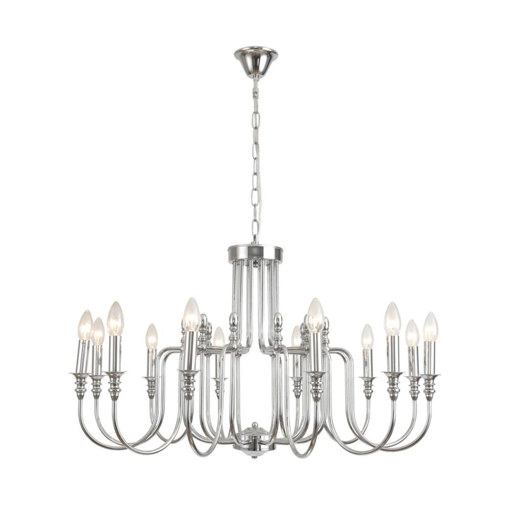 Люстра *85*52,5-102 см, 12*E14*40W, Lumion Suana LUM8317/12, хром
