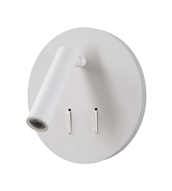 Бра 15 см, 1*3W/6W/9W, 3000K, Crystal Lux CLT 223W WH Белый