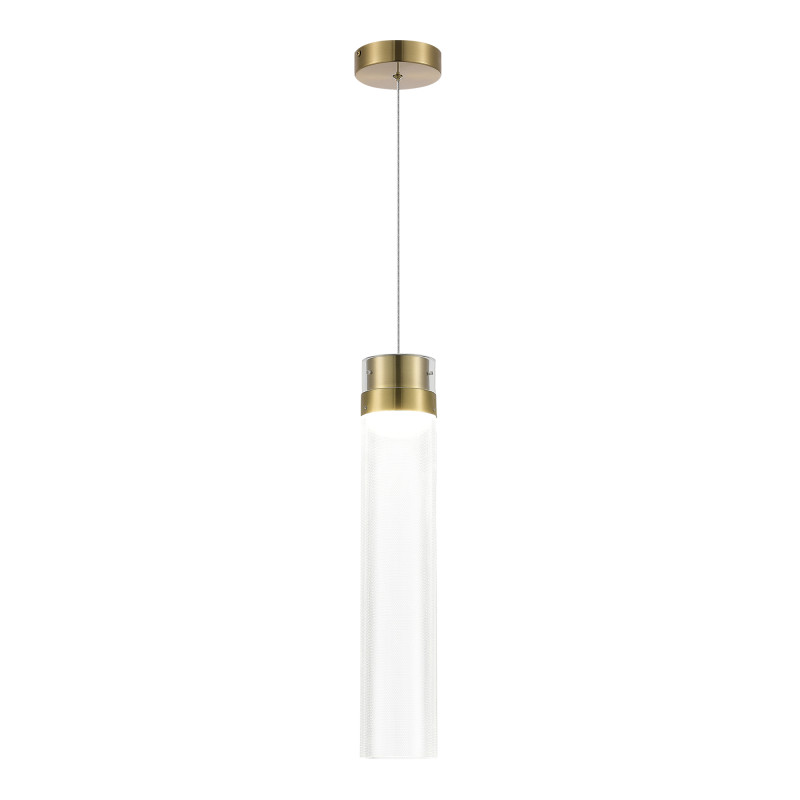 Светильник подвесной CHAMPAGNE 1*LED*12W 4000K ST LUCE SL6236.303.01 латунь