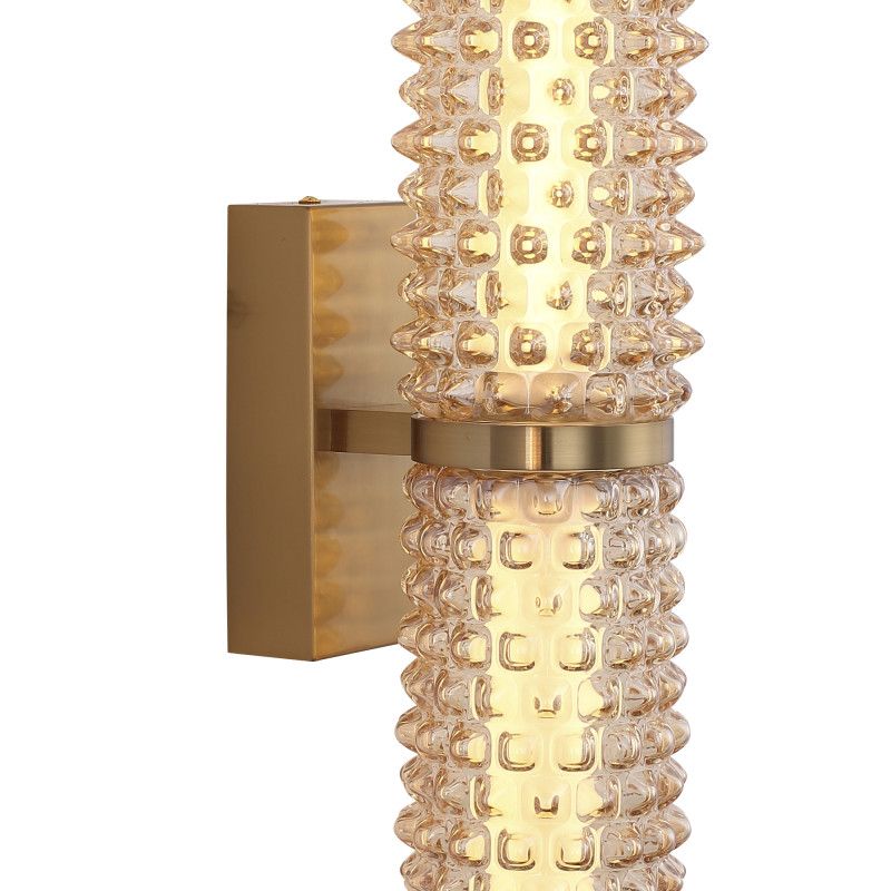 Бра 10*15,5*42 см, 1*LED*11W, 4000K, ST-Luce Saguaro SL6144.301.01, латунный