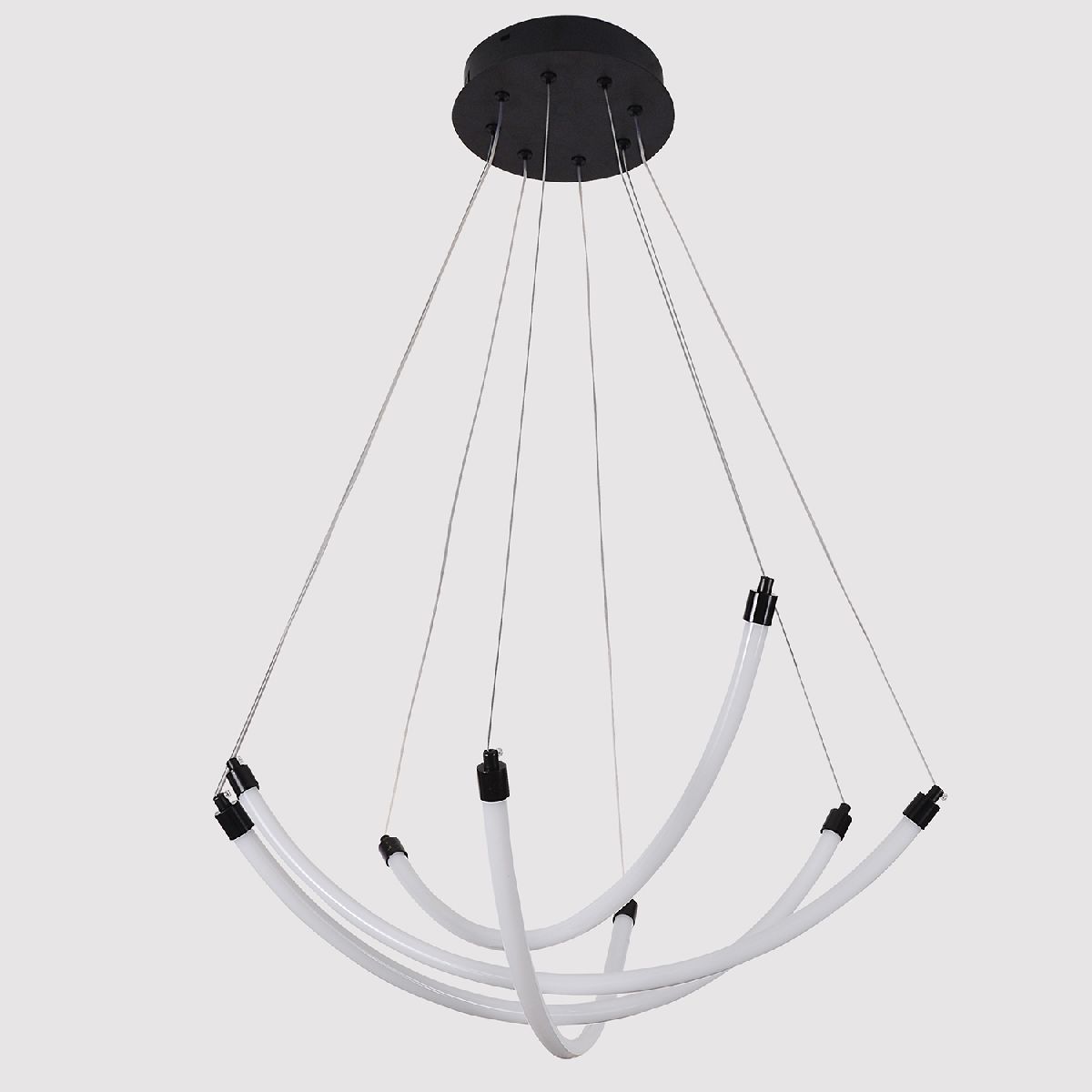 Подвесная люстра 67 см, 36W, 3000-6500K, F-Promo Hammock 4468-4P, черный