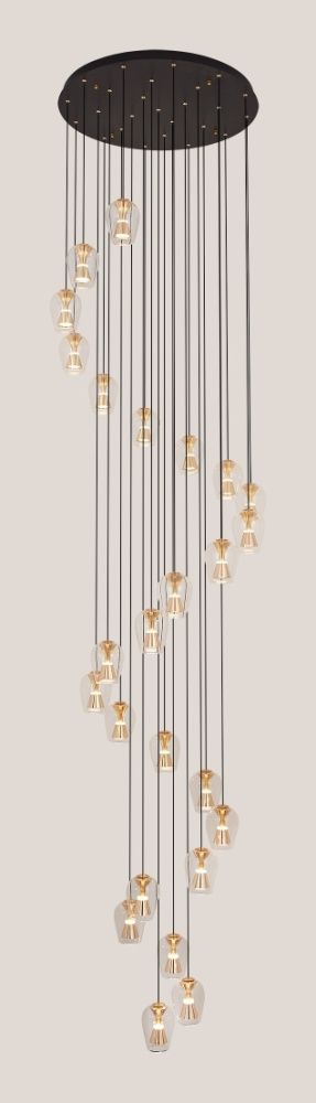 Светильник YD606-25, D650/80*100 LED, 150W, 3500K, Alva Donna, Черный