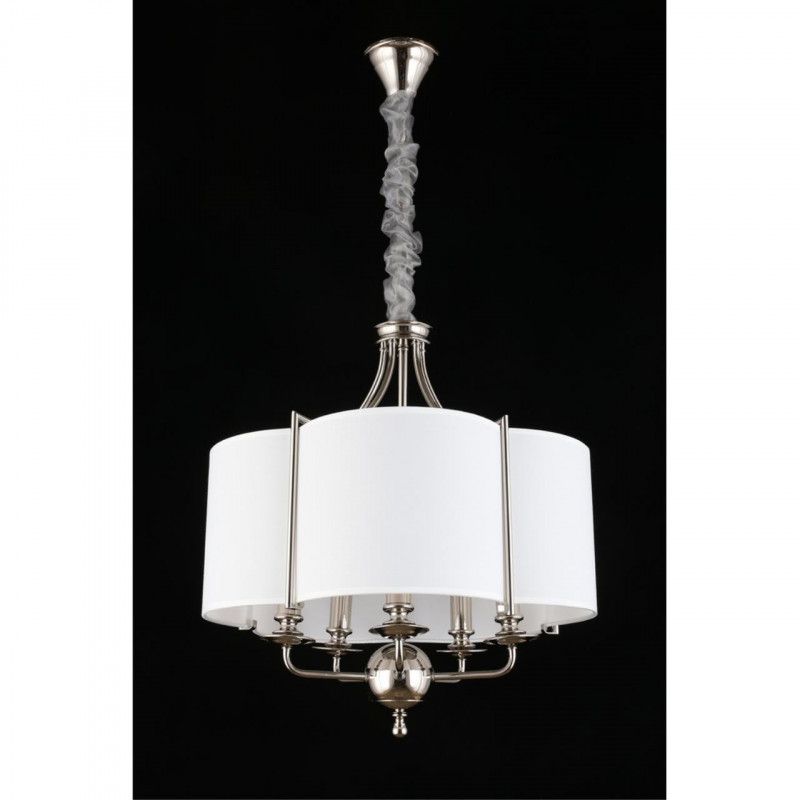 Подвесная люстра 50*80-150 см, 5*E14, 40W, Aployt Korin APL.613.03.05, хром