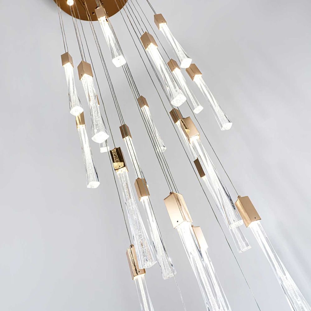 Подвесная люстра 60*300 см, LED 155W 4000K MODELUX ML.89138.25 GD золото