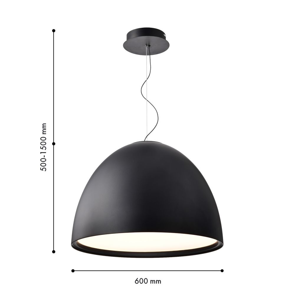 Подвес *60*50-150 см, 1*LED*50W, 3000K, Favourite Halva 4812-6P, черный