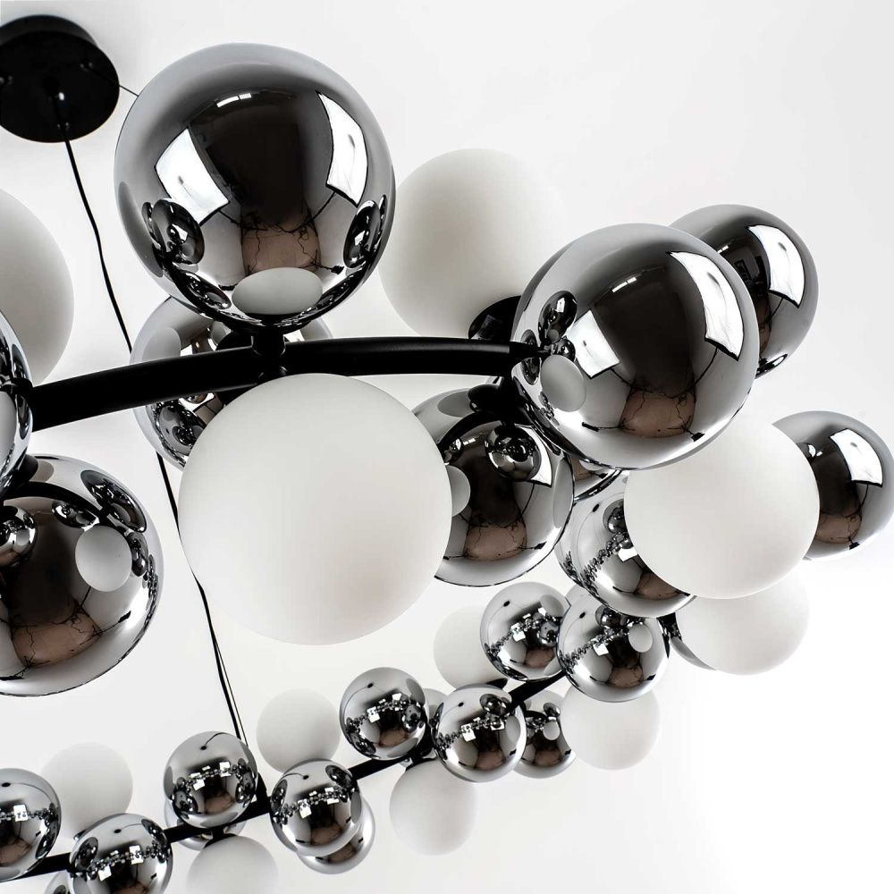 Подвесной светильник 100x23xсм, G9, 20xG9Вт, , Modelux MS.8055.20 BK Черный