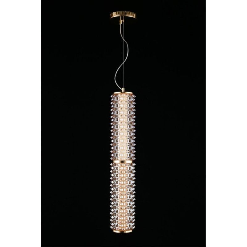 Подвесной светильник 15*105-210 см, 1*LED, 29W, 3000K, Aployt Ozann APL.331.26.29, золотой