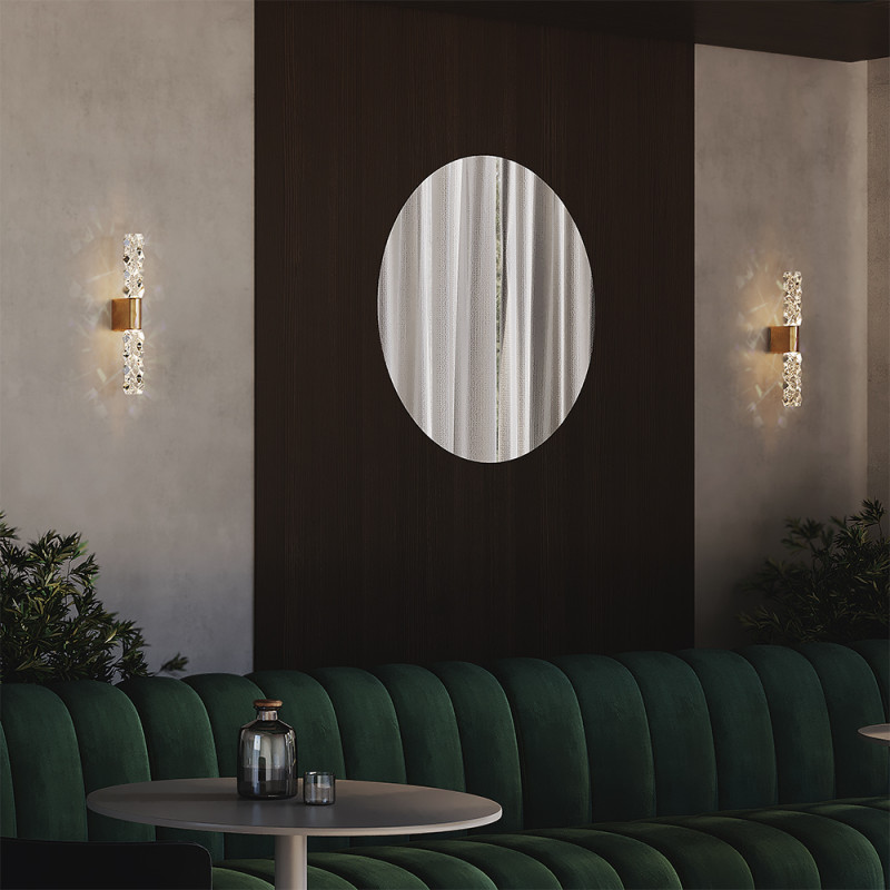 Бра 4*8*40 см,  LED, 5W, 3000К, Maytoni Selemo MOD328WL-L5BS3K латунный