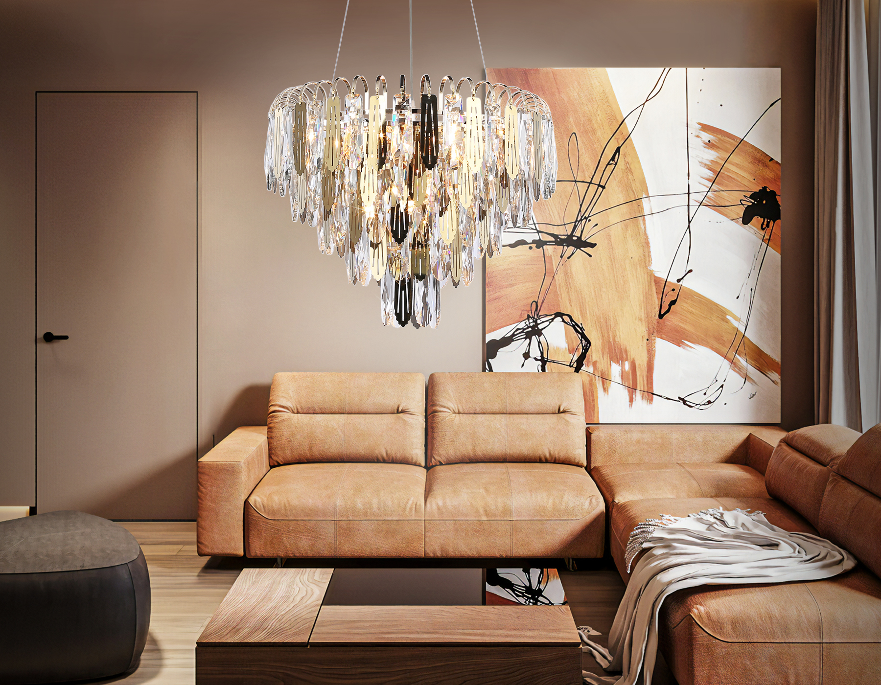 Люстра подвесная 50*35*70 см, E27 W, К, золото Ambrella Traditional Traditional TR5256