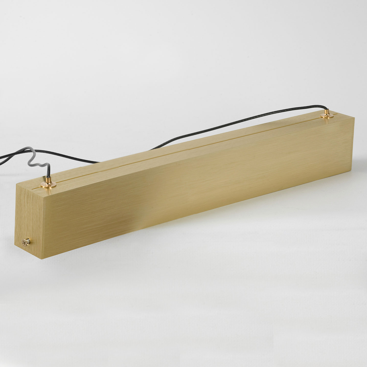 Линейно-подвесной светильник 116*35 см, 1*led*38W 3000K Lussole Wakulla LSP-7224 матовое золото