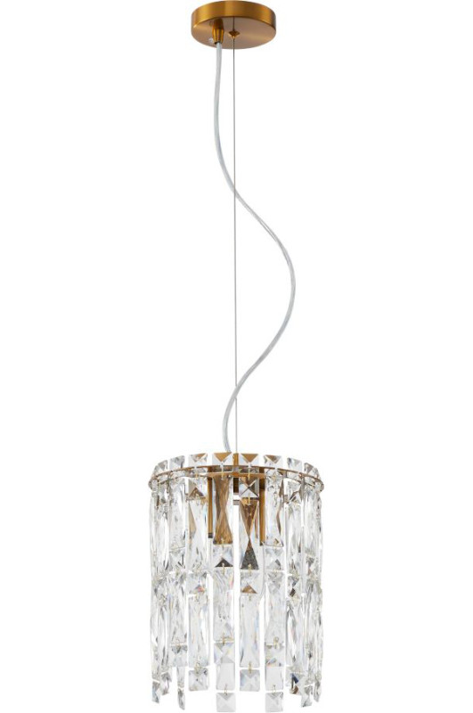Подвесной светильник 20*100 см, 2*E14, 80W, Stilfort SANTORINI 2173/05/02P бронзовый
