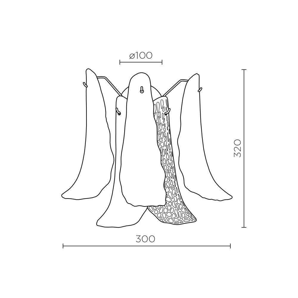 Настенный светильник 10*30*32 см, 2*Е14 MODELUX premium ML.6777.02P GD золото