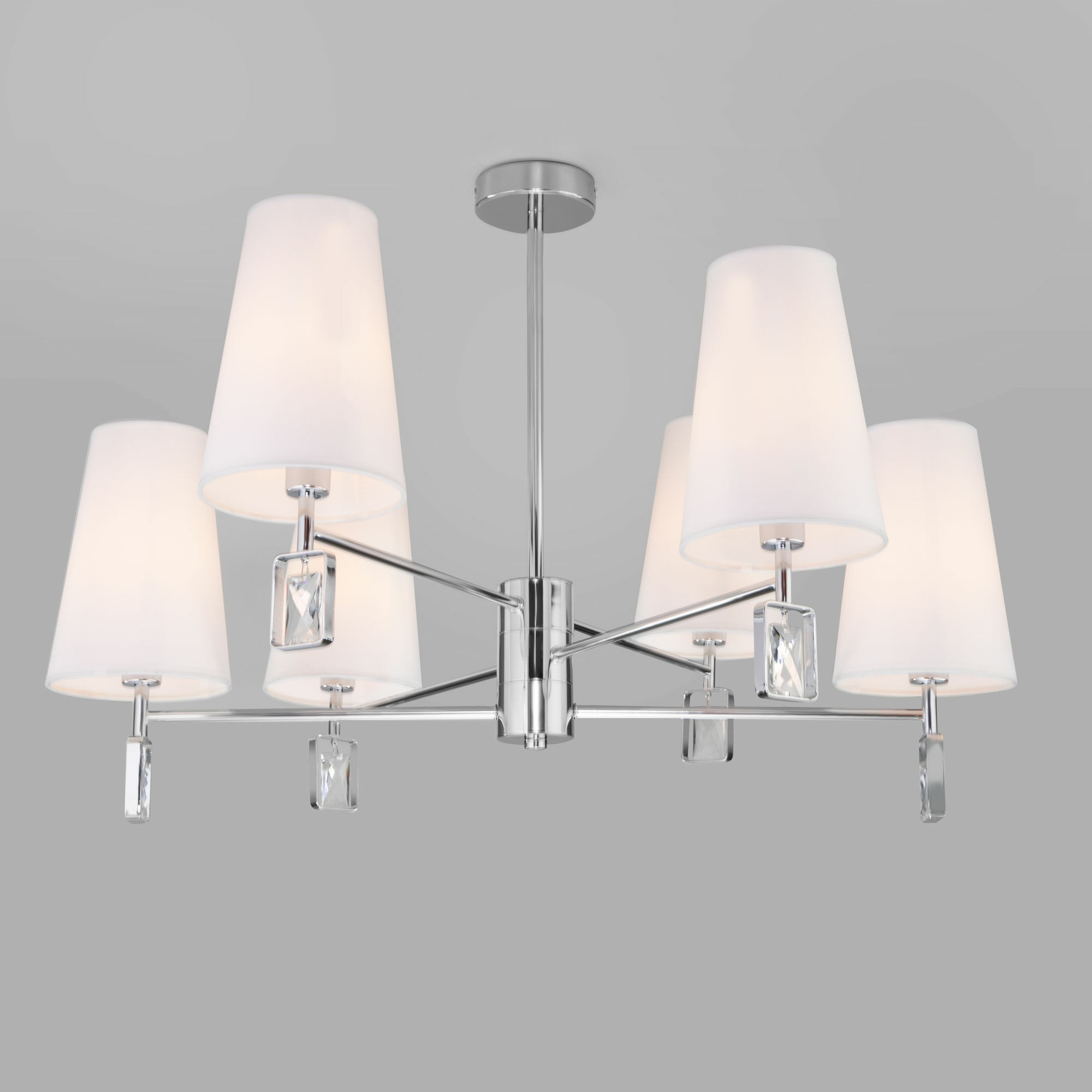 Классическая потолочная люстра Eurosvet Milazzo 60137/6 хром