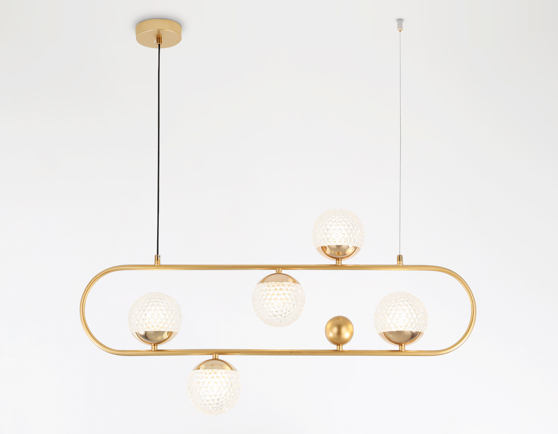 Светильник подвесной 78*11*18*100 см, G9 W, К, золото Ambrella Traditional Crystal TR5433