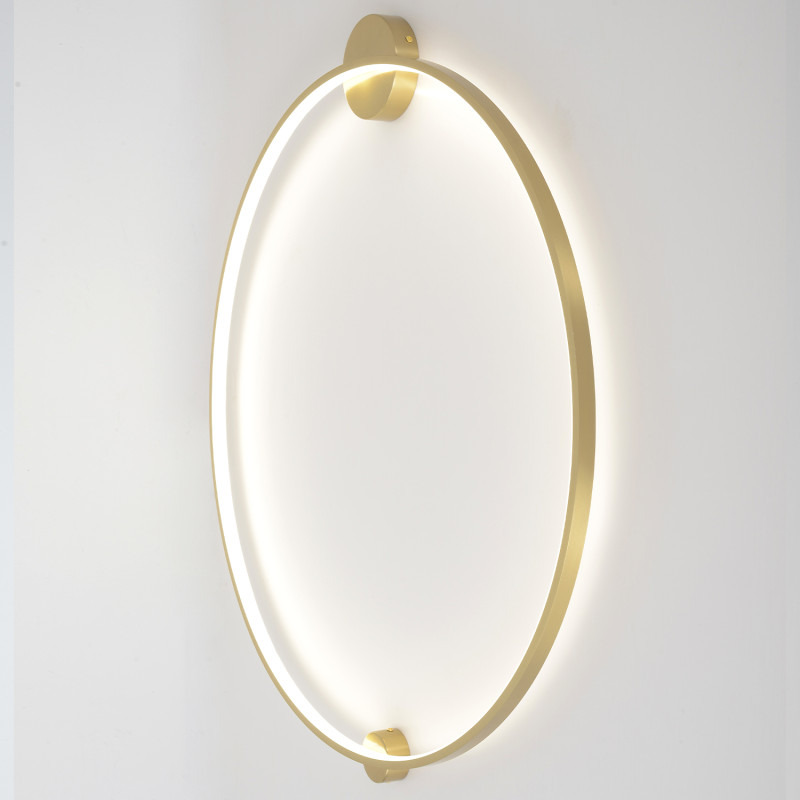 Настенный светильник 91 см, 35W, 3000-6000K, Crystal Lux REAL AP35W LED BRASS, латунь