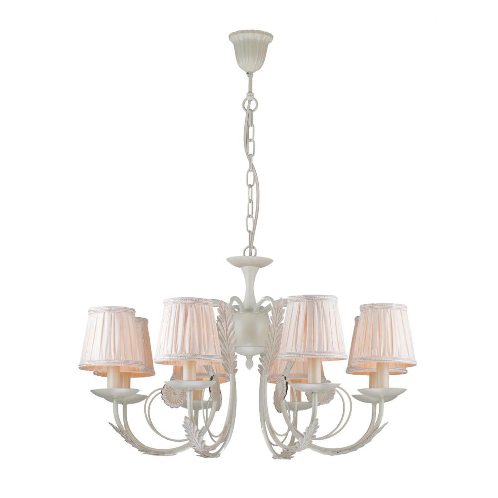 Люстра *66*50 см, 8*E14*40W, Arti Lampadari Vittorio Vittorio E 1.1.8 WG, Белый