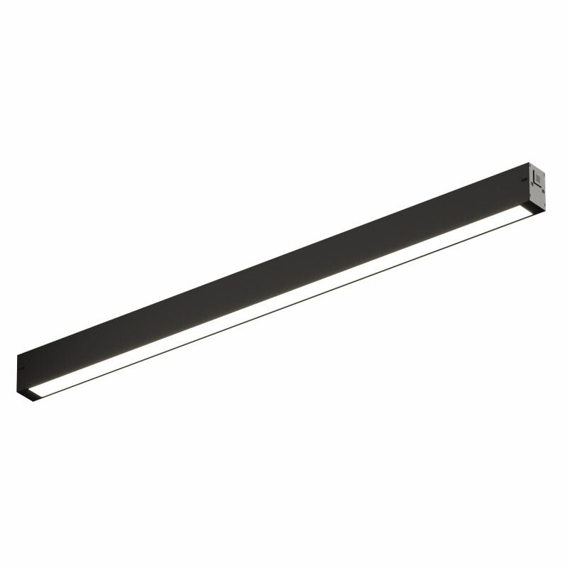 Трековый однофазный светильник 60 см, 27W, 3000K, Denkirs Simple Linear DK8105-BK, черный