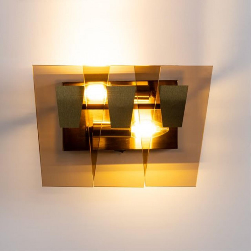 Светильник настенный 11*30*21 см, 2*E14 полированная медь Arte lamp Sophia A4066AP-2PB