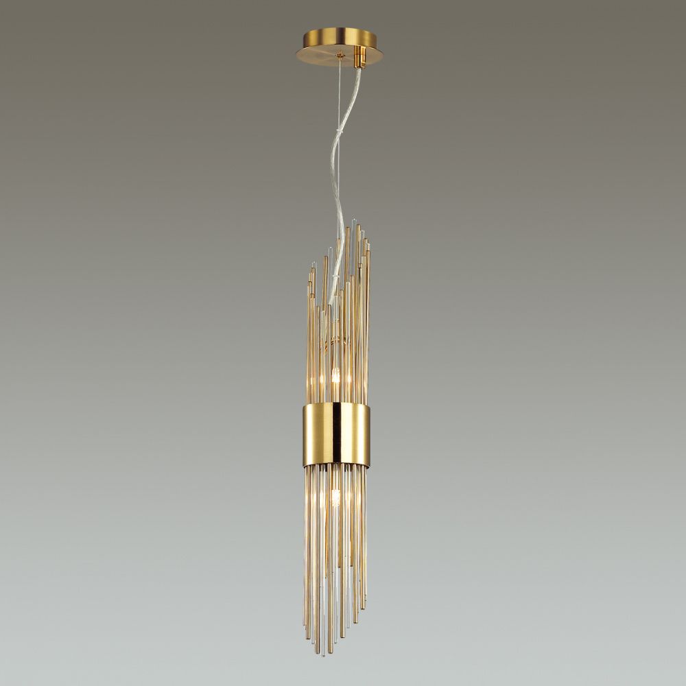 Светильник подвесной Odeon Light Flambi 4847/2, золото