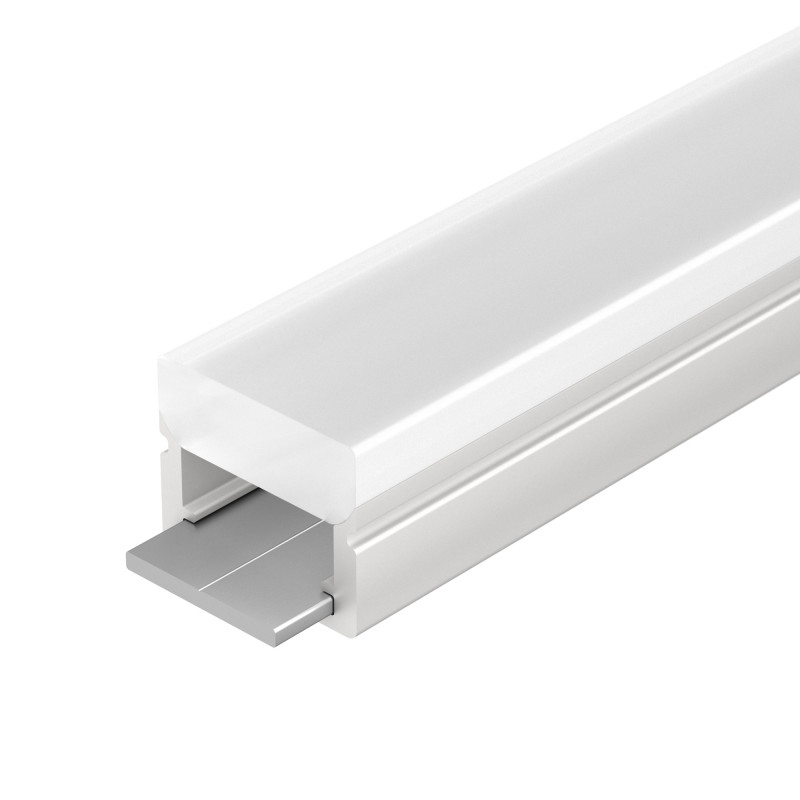 Профиль Arlight 023290 200*2,2*1,8 см. Цена указана за 2 метра. Продается кратно 2 метрам.  экран в комплекте