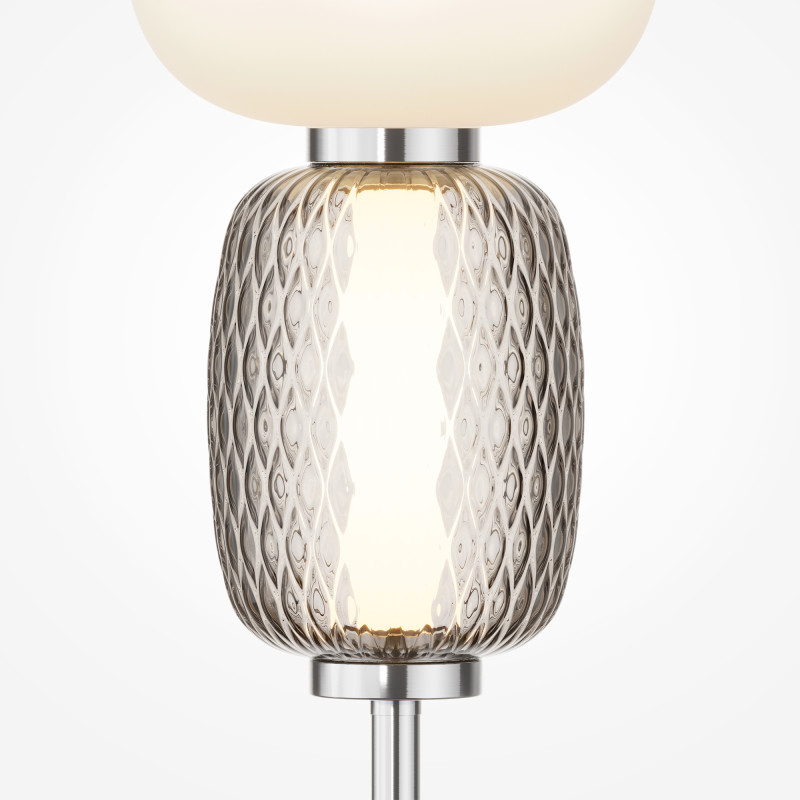 Настольная лампа 68 см, 28W, 3000K, Maytoni MOD267TL-L28CH3K, хром