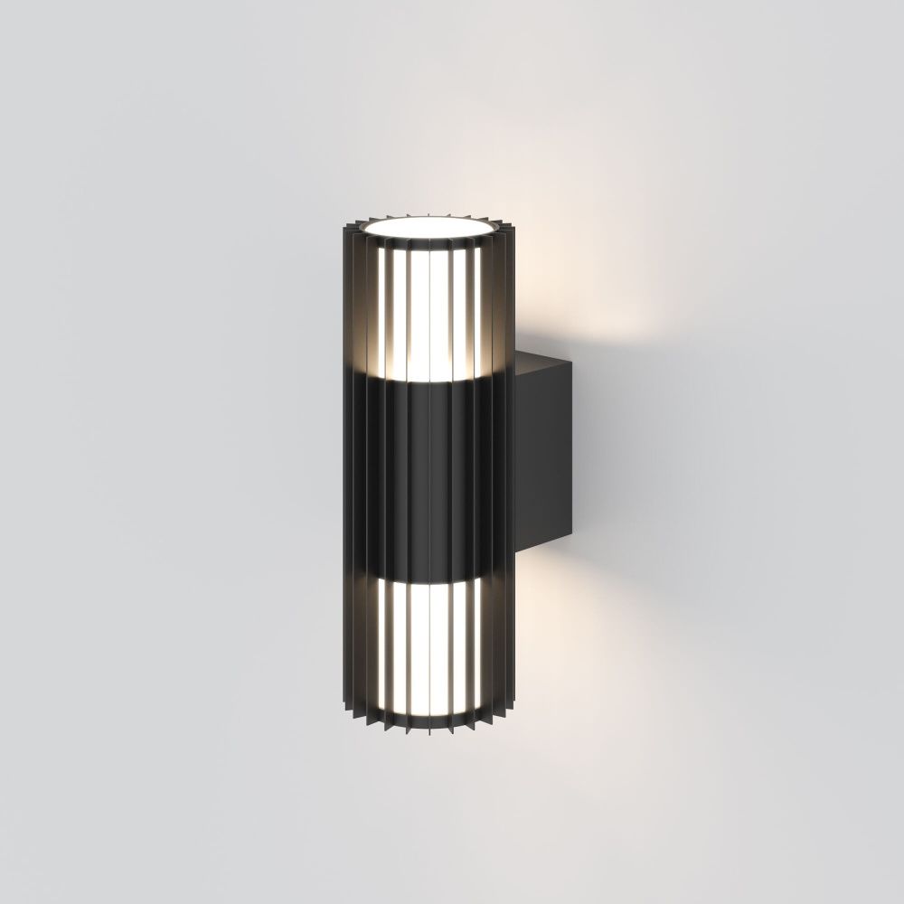 Светильник садово-парковый 30 см, 12W, 4000K, Elektrostandard 35189/W Entero 12W, черный