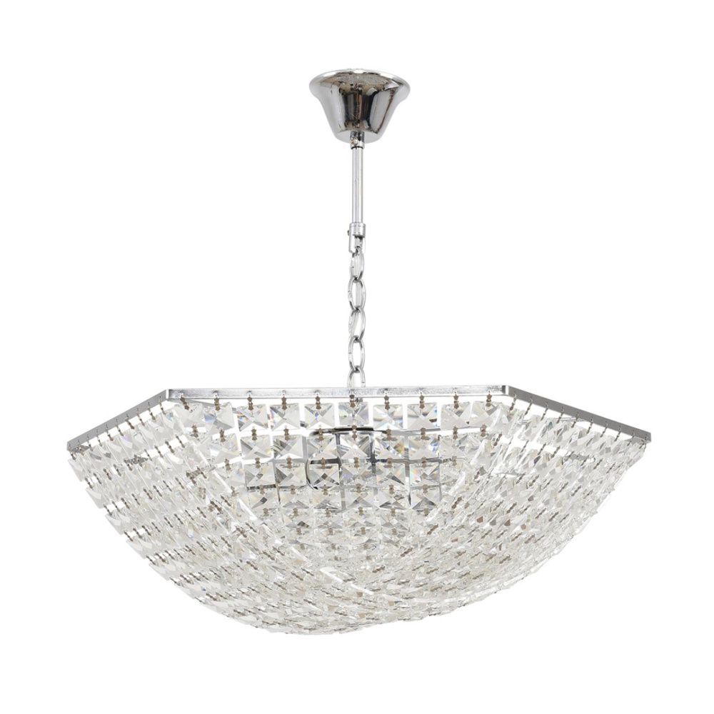 Люстра подвесная 17*50*45-45 см, 5*E27*60W, Lumion Amalia 8377/5, хром