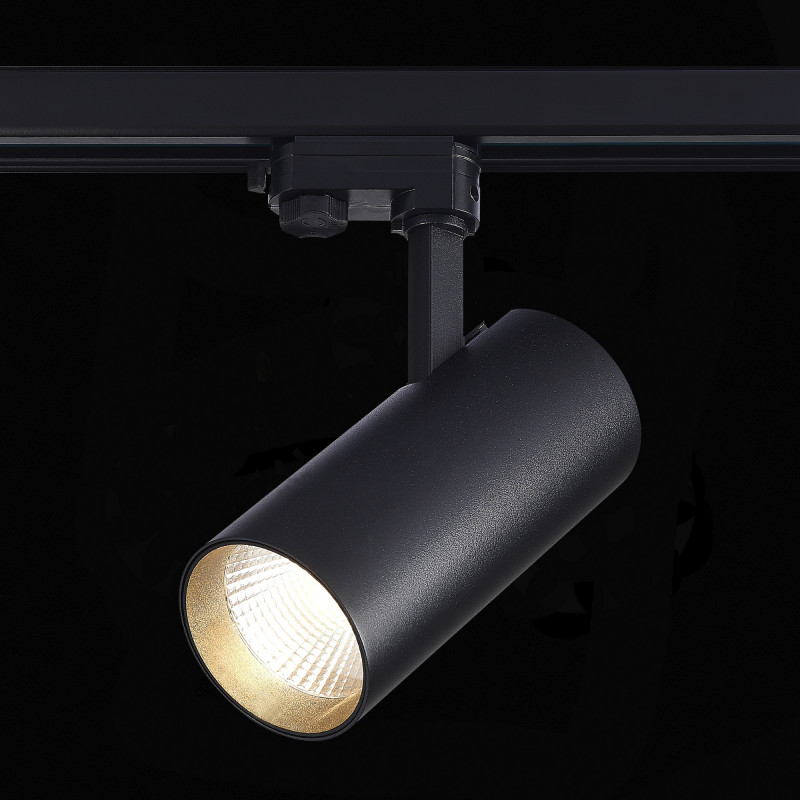 Трековый светильник 19*9 см, 40W 3000K ST LUCE Трехфазная трековая система ST661.436.40 Черный