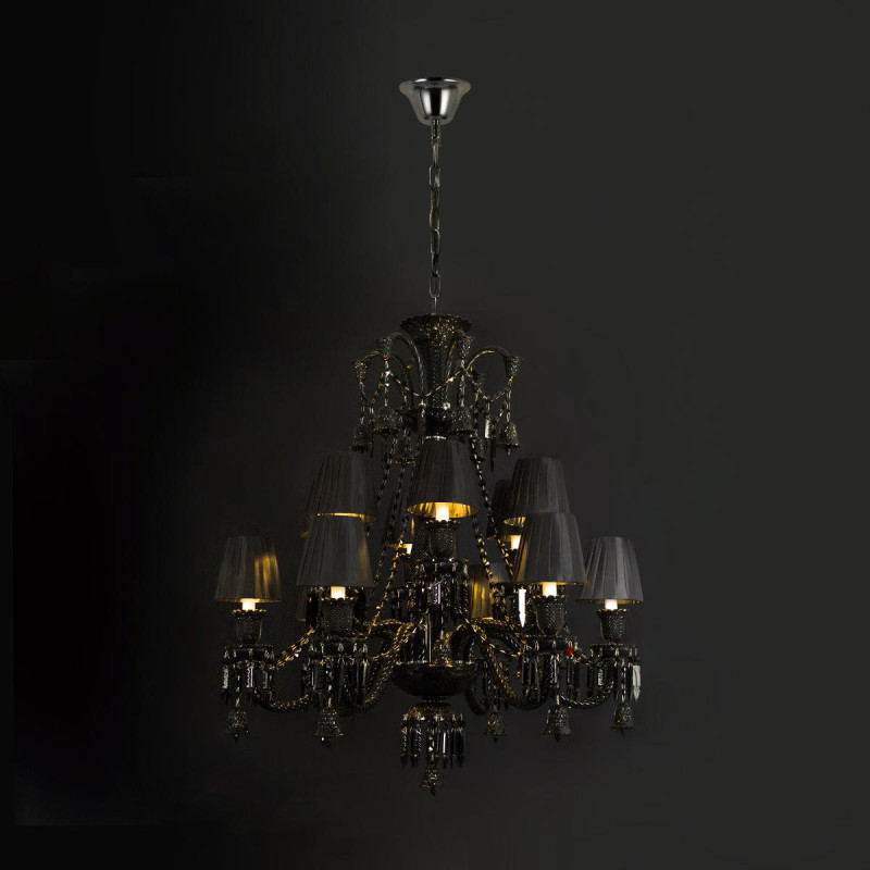 Подвесная люстра 89 см LOFT IT Zenith 10210/12 Black черный
