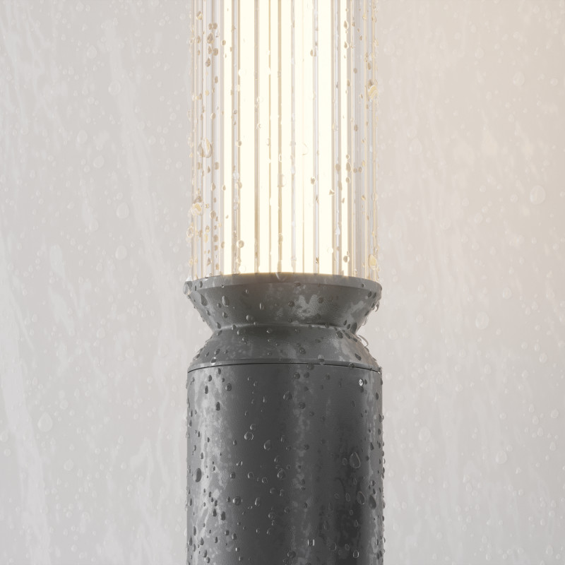 Садово-парковый светильник 7,5*78,5 см, LED, 12W, 3000К, Maytoni Lit O593FL-L12GF3K серый