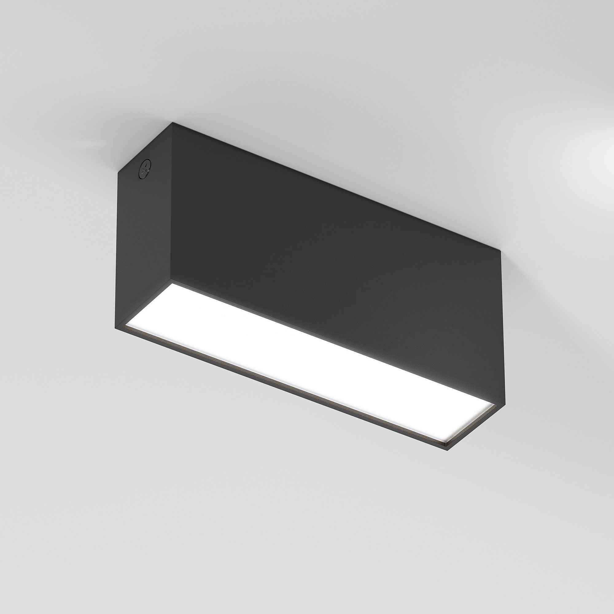 Светильник 14 см, 10W, 4000K, Elektrostandard Block 25109/LED, черный