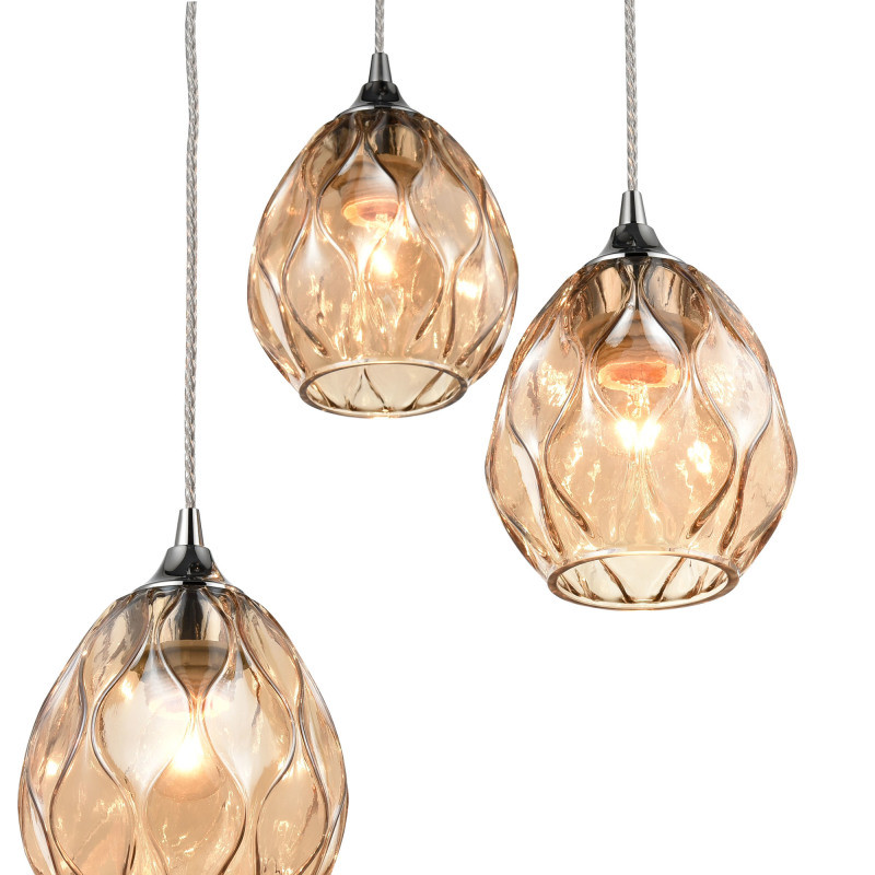 Подвесной светильник  40*145 см, 3*E27 хром Vele Luce Elision VL5593P13