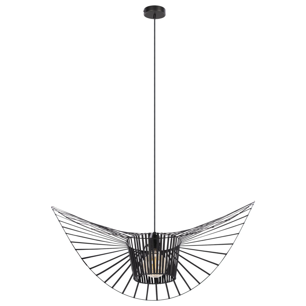 Подвесный светильник 60*40 см, 1*E27*60W LOFT IT Chapeau 10246/600 черный