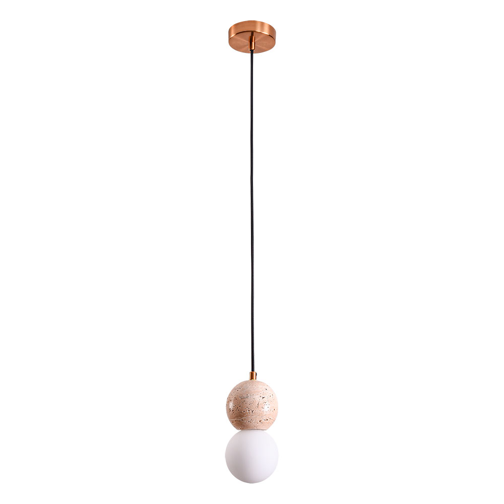 Подвесной светильник 21*10 см, 1*G9, 15W, Divinare Milano 5407/49 SP-1, Бежевый