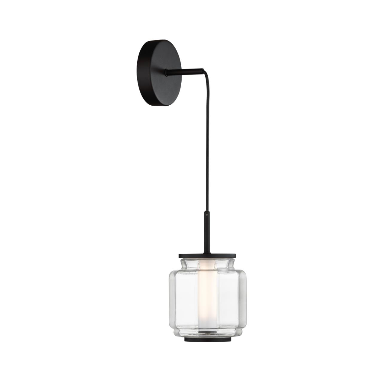 Подвесной светильник  15*15*28-186 см, 1*LED*5W Odeon Light Jam 5409/5L черный