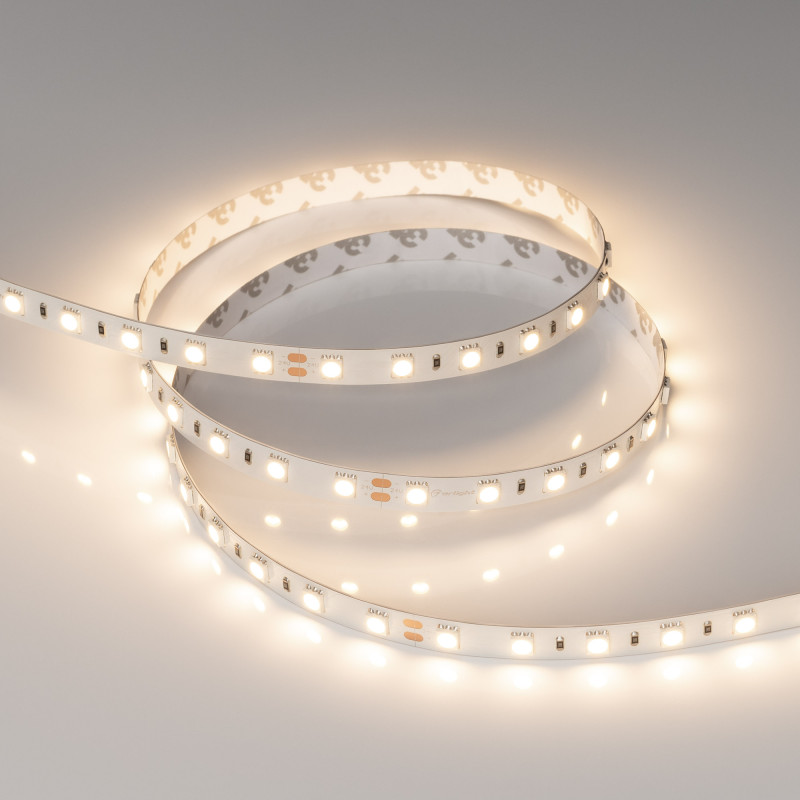 Лента RT-B60-10mm 24V Warm3000 (14.4 W/m, IP20, 5m) (Arlight, Открытый) 028589(3). Цена указана за 5 метров. Продается кратно 5 метрам.